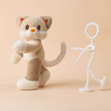 Cat Stuffed Animal Plush Toy with Movable Joints, Cat Plushies